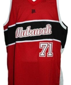 Tupac Shakur #71 Makaveli Hip Hop Custom Basketball Jersey Red