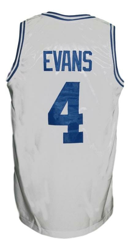 Tyrone Evans #4 Julia Richman HS Basketball Jersey Sewn White