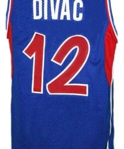 Vlade Divac Jugoslavija Yugoslavia Basketball Jersey New Sewn Blue