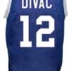 Vlade Divac #12 Rock n'Jock Basketball Jersey Sewn Blue
