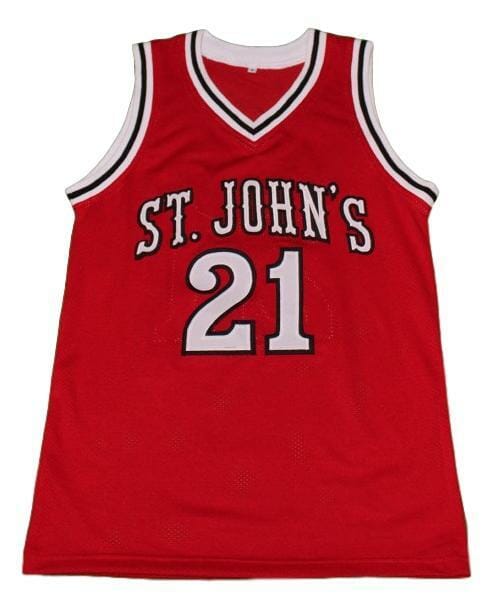 Walter Berry St John's Basketball Jersey Sewn Red