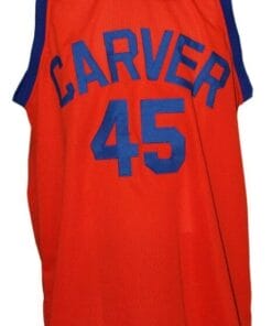 White Shadow TV Warren Coolidge Carver High Basketball Jersey Orange