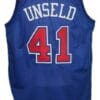 Wes Unseld #41 Baltimore Washington Retro Basketball Jersey New Blue