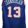 Wilt Chamberlain #13 Custom College Basketball Jersey New Sewn Blue