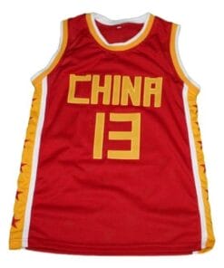 Yao Ming Team China Basketball Jersey Sewn Red