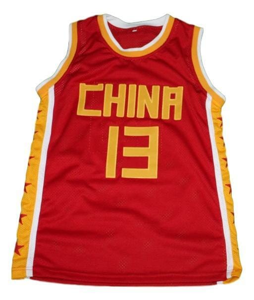 Yao Ming Team China Basketball Jersey Sewn Red