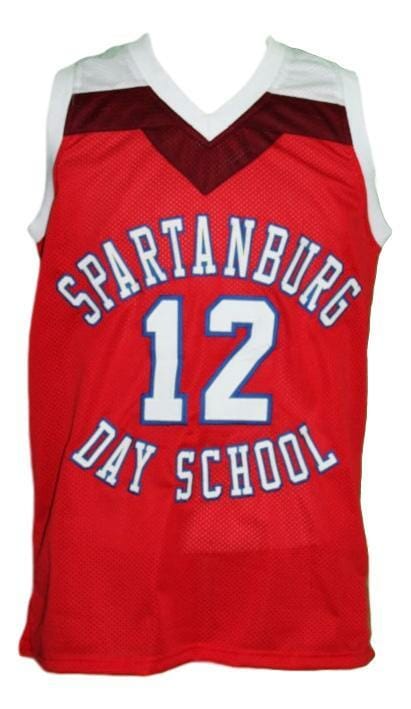 Zion Williamson #12 Spartanburg Day School Basketball Jersey New Red