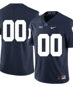 Custom Penn State Jersey Nittany Lions Navy Blue College Football