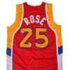 Derrick Rose #25 Basketball Jersey Red