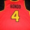 Rajon Rondo #4 Oak Hill High School Basketball Jersey Red