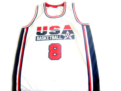 Scottie Pippen #8 Team USA BasketBall Jersey White