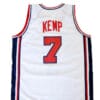 Shawn Kemp #7 Team USA New Basketball Jersey White