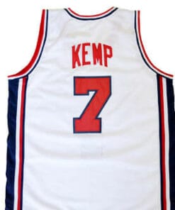 Shawn Kemp #7 Team USA New Basketball Jersey White