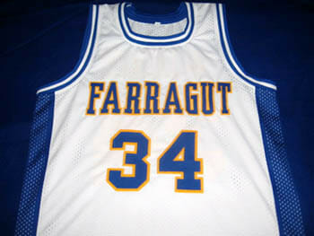 Kevin Garnett #34 Farragut High School Basketball Jersey White - Image 2