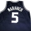 Pete Maravich #5 Daniel High School Basketball Jersey Navy Blue