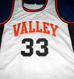 Alternative view of Larry Bird #33 Valley High School Basketball Jersey White