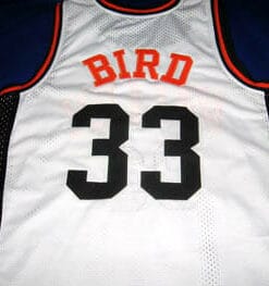 Larry Bird #33 Valley High School Basketball Jersey White