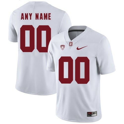 Custom Stanford Cardinals Jersey White College Football