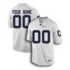 Custom Penn State Jersey Name Number White NCAA