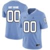North Carolina Tar Heels Custom Jersey Blue College Football
