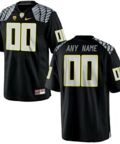 Custom Oregon Ducks Jersey College Football Black Stitched