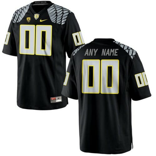 Custom Oregon Ducks Jersey College Football Black Stitched