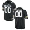 Colorado Buffaloes Custom Jersey Name and Number Football Black