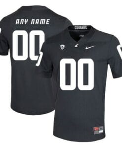 Custom Washington State Jersey Name Number Jersey Black College Football