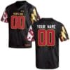 Maryland Terrapins Custom Jersey Name Number Football Black