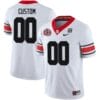 Custom Georgia Bulldogs Jersey White 1980 40th Anniversary
