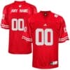 Custom Wisconsin Badgers Jersey Red College Football
