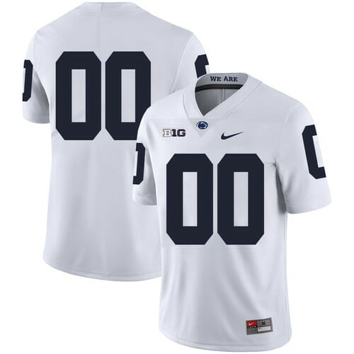 Custom Penn State Jersey Nittany Lions White College Football