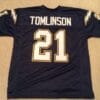 Ladainian Tomlinson UNSIGNED CUSTOM Made Blue Jersey