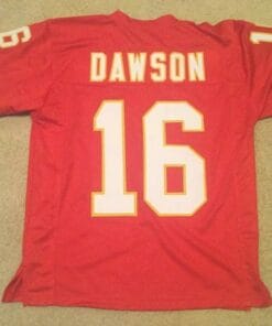Len Dawson UNSIGNED CUSTOM Made Red Jersey