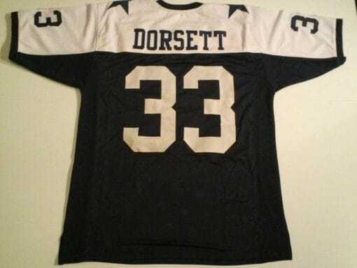 Tony Dorsett UNSIGNED CUSTOM Made Thanksgiving Jersey