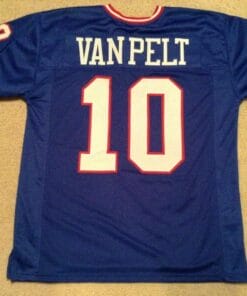 Brad Van Pelt UNSIGNED CUSTOM Made Blue Jersey