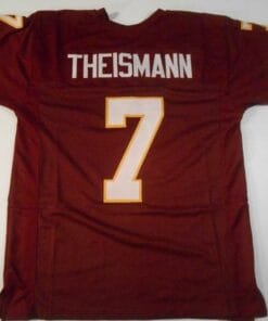 Joe Theismann UNSIGNED CUSTOM Made Maroon Jersey