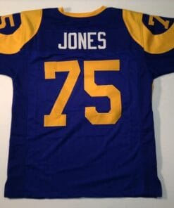 Deacon Jones UNSIGNED CUSTOM Made Blue Jersey