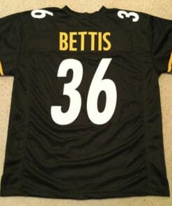 Jerome Bettis UNSIGNED CUSTOM Made Black Jersey