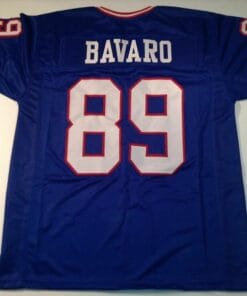 Mark Bavaro UNSIGNED CUSTOM Made Blue Jersey