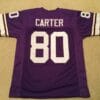 Cris Carter UNSIGNED CUSTOM Made Purple Jersey