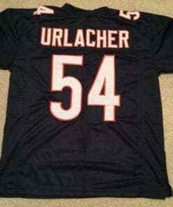 Brian Urlacher UNSIGNED CUSTOM Made Blue Jersey