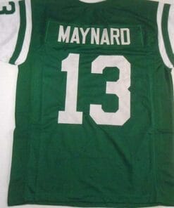 Don Maynard UNSIGNED CUSTOM Made Green Jersey