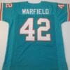 Paul Warfield UNSIGNED CUSTOM Made Teal Jersey