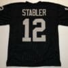 Ken Stabler UNSIGNED CUSTOM Made Black Jersey