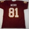 Art Monk UNSIGNED CUSTOM Made Maroon Jersey