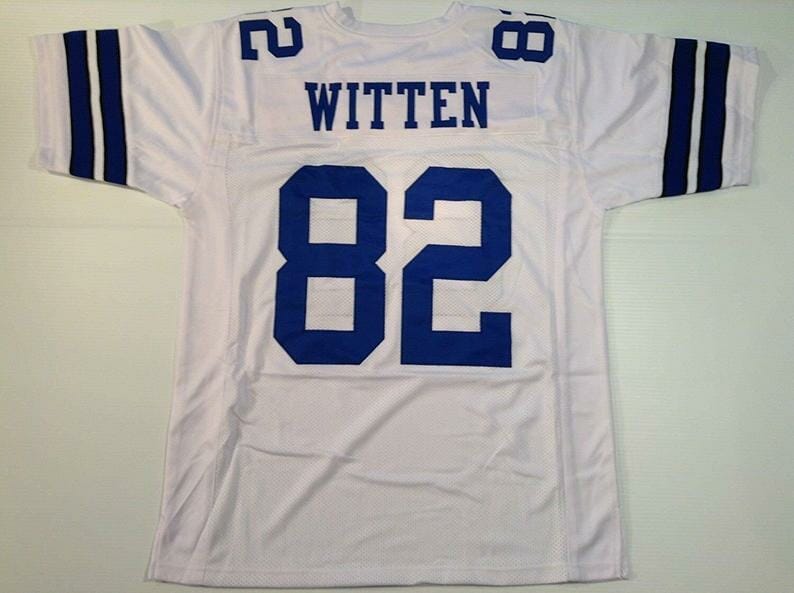 Jason Witten UNSIGNED CUSTOM Made White Jersey
