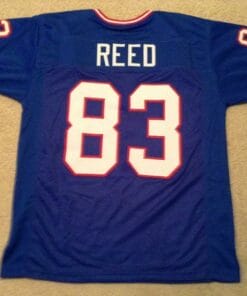 Andre Reed UNSIGNED CUSTOM Made Blue Jersey