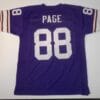 Alan Page UNSIGNED CUSTOM Made Purple Jersey