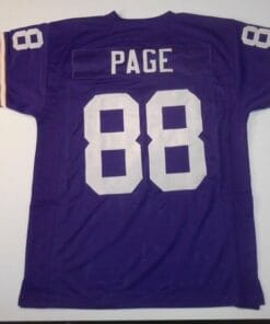 Alan Page UNSIGNED CUSTOM Made Purple Jersey
